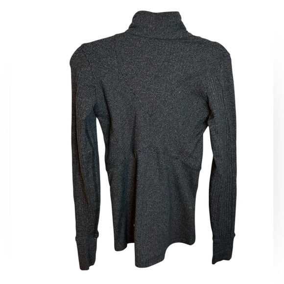 Lululemon Heathered Herringbone Kanto Catch Me 1/2 Zip - Picture 2 of 5